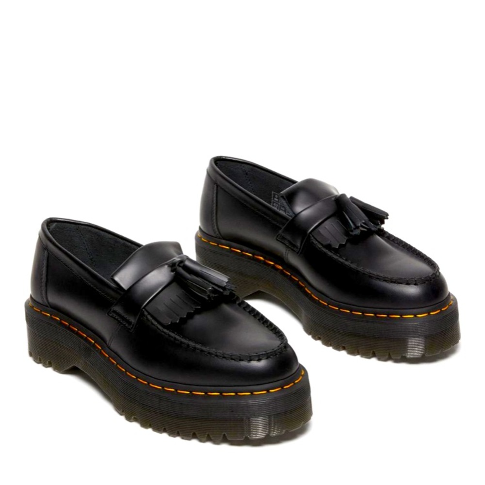 Dr. Martens ADRIAN LEATHER PLATFORM TASSEL LOAFERS